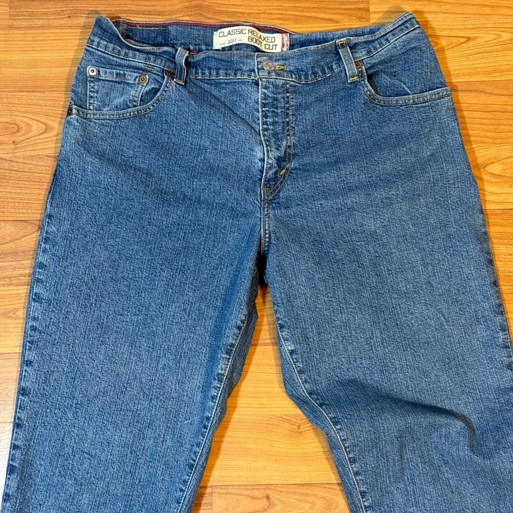 Levis 550 Jeans Mens 32x29 Blue Relaxed Boot Cut Medium Wash Denim Classic